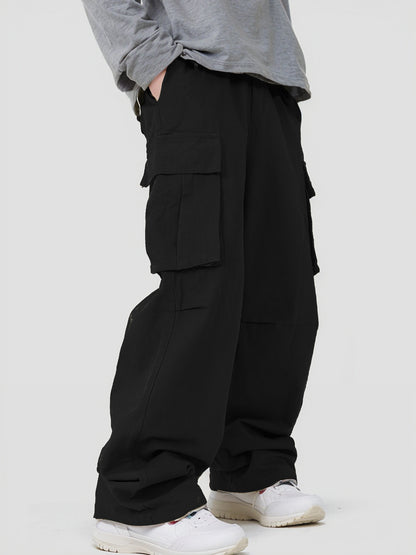 Casual Loose Three-dimensional Pocket Fried Street Overalls