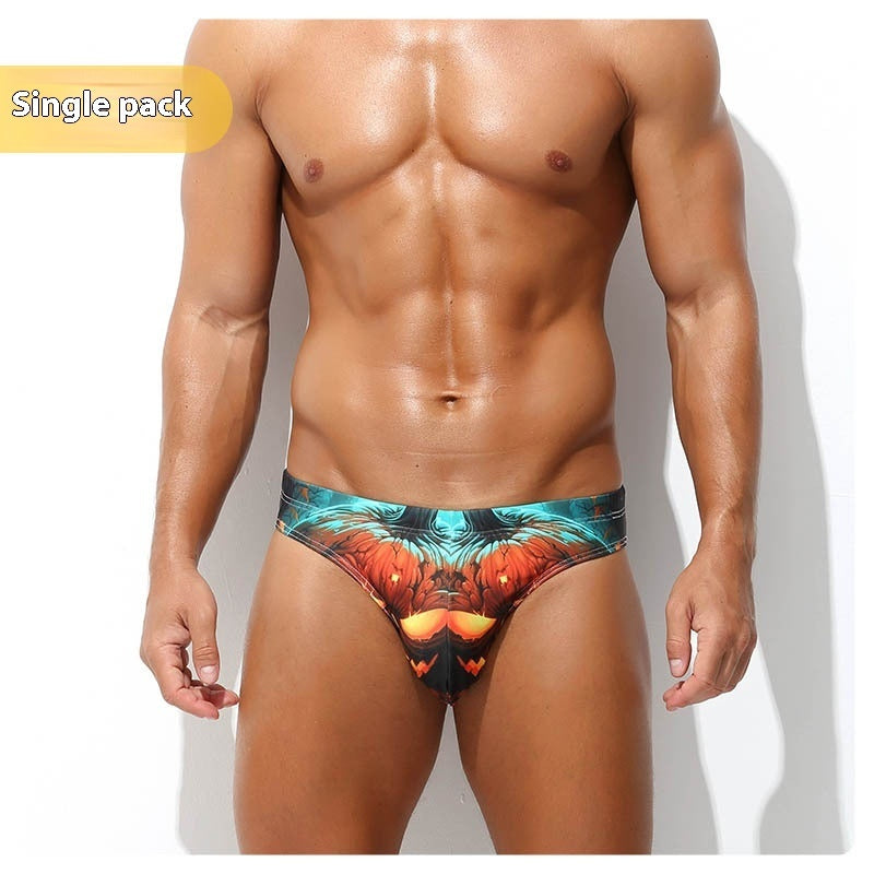 Men's Quick-drying Digital Printing Low Waisted Shorts