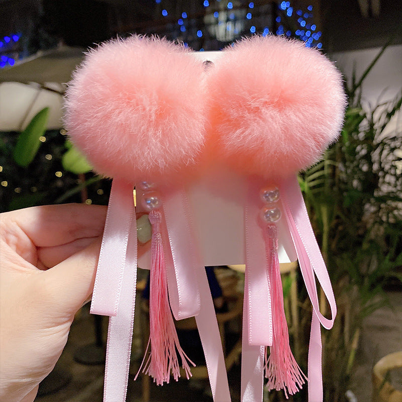 Girl costume fringe stepping Chinese style hairpin