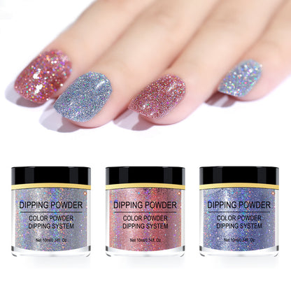 Laser glitter nail powder