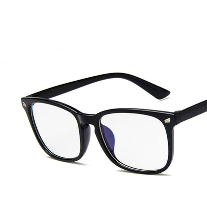 Fashion retro adult full frame glasses rivet eyeglasses