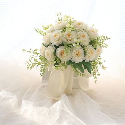Wedding Bouquet Fake Flowers Photo Props Bouquet Simulation