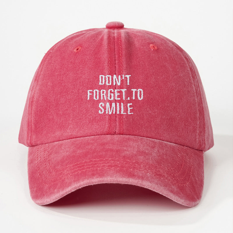 Washed Baseball For Men And Women Sun-poof Peaked Cap