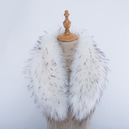 Bib Down Jacket Hat Strip Coat Collar