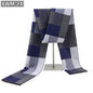 Men's Scarf European And American Cashmere Autumn And Winter Business Plaid