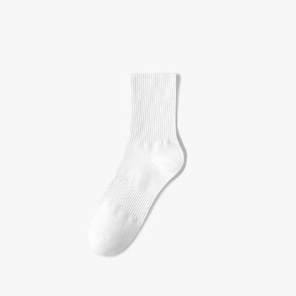 Men's Thin Knee-high Sweat Absorbing And Deodorant Antibacterial Socks