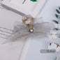 Mesh Bow Hairpin Female Disc Hair Grabbing Clip