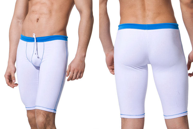 Low Waist Men's Five-point Swimming Trunks Fashion Casual Exercise Middle Pants