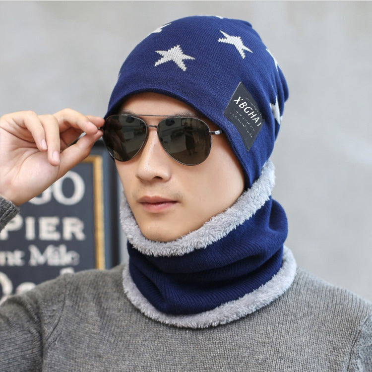 Five Pointed Star Woolen Hat Autumn And Winter Warm Knitted Parent Child Hat