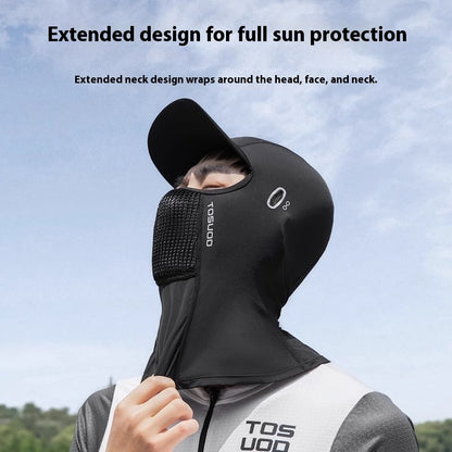 Ice Silk Sun-proof Headgear Men's Scarf Outdoor Cycling Mask