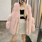 Loose Fashionable Warm Mid-length Fur Coat
