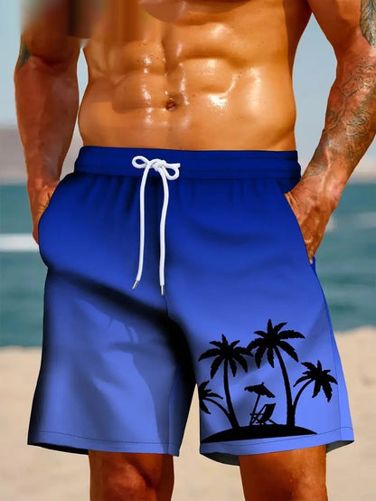 Fashion Printed Casual Men's Beach Shorts