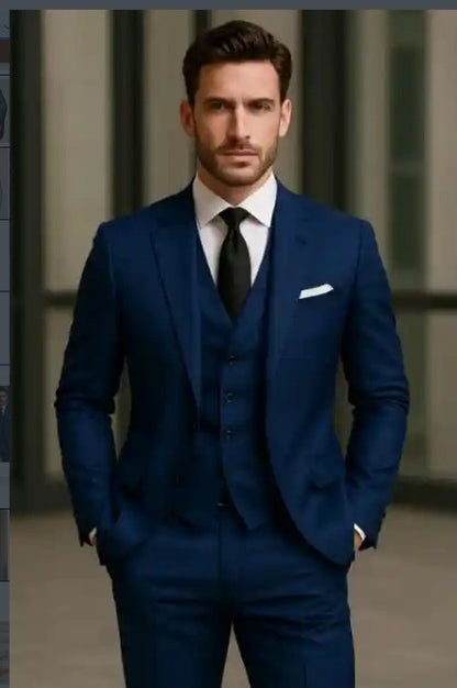 Bridegroom Groomsman Host Banquet Suit Three-piece Suit