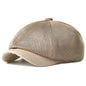 Mesh Breathable Thin Octagonal Cap Men And Women Advance Hats Newsboy Cap