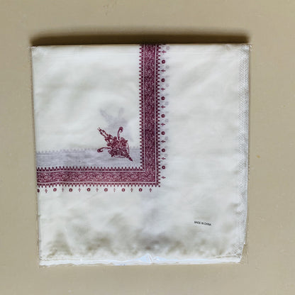 Printed Square Scarf Men's Scarf