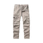 Outer Wear Fashion Straight Multi-pocket Cargo Pants