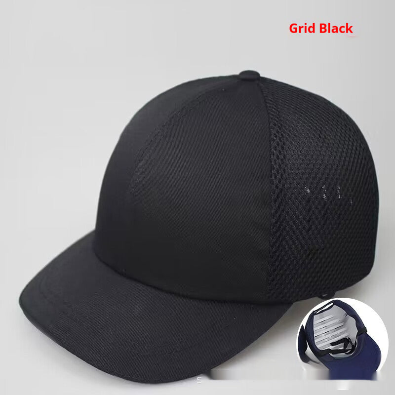 Factory Workshop Lightweight Anti-collision Breathable Baseball Cap