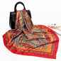 Spring And Autumn New 90cm Silk Scarf Silk Square