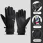 Fleece-lined Thick Waterproof And Cold-resistant Gloves