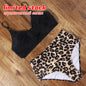 High Waist Bikini Leopard Bikini Women Push Up Swimsuit