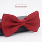 Men's Solid Color Formal Wear Wedding Business Casual Groom Groomsman Bow Tie