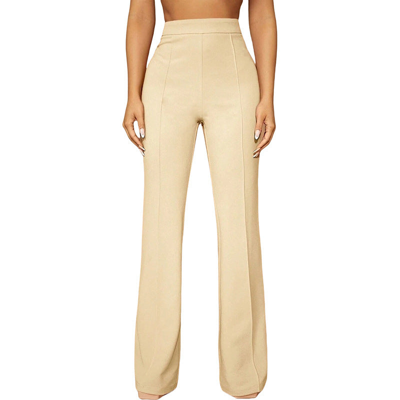 High Waist All-matching Fashion Business Commute Fall Women's Clothing Casual Business Pants Trousers