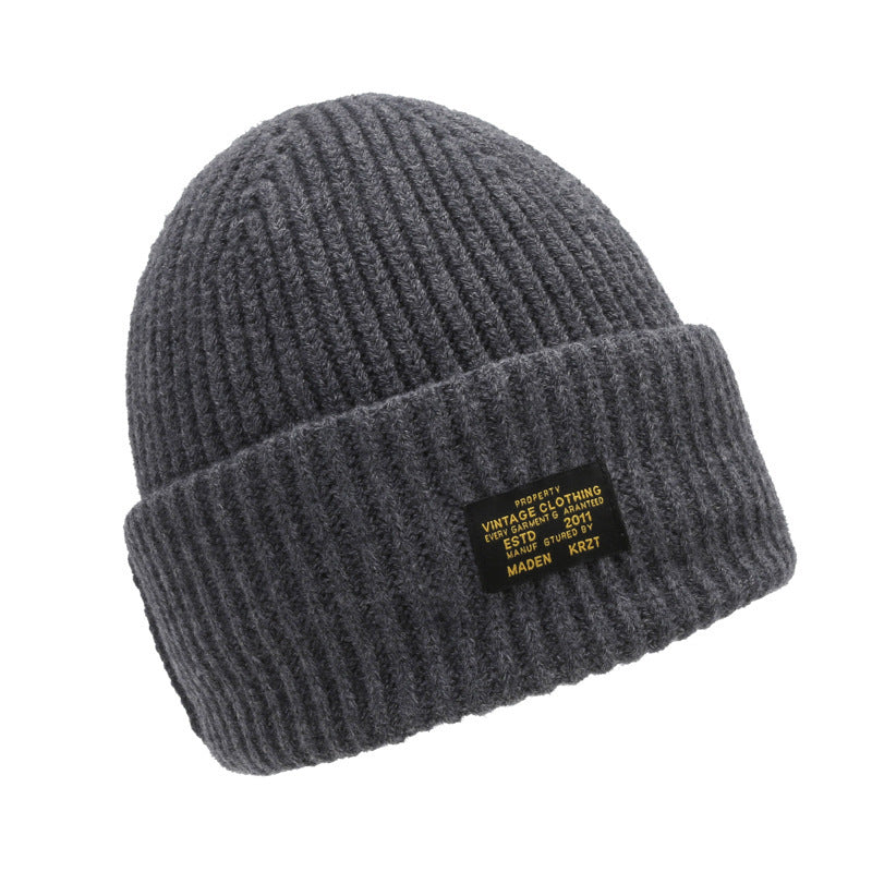 Fashion Personality Thickening Knitted Men's Hat