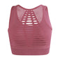 Shockproof sports bra women running gathered quick-drying hollow back underwear