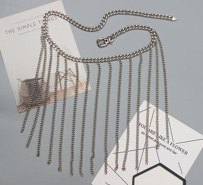 Super Flash Chain Tassel Waist Chain Belly Dance Fairy Accessories Jewelry Dance Matching