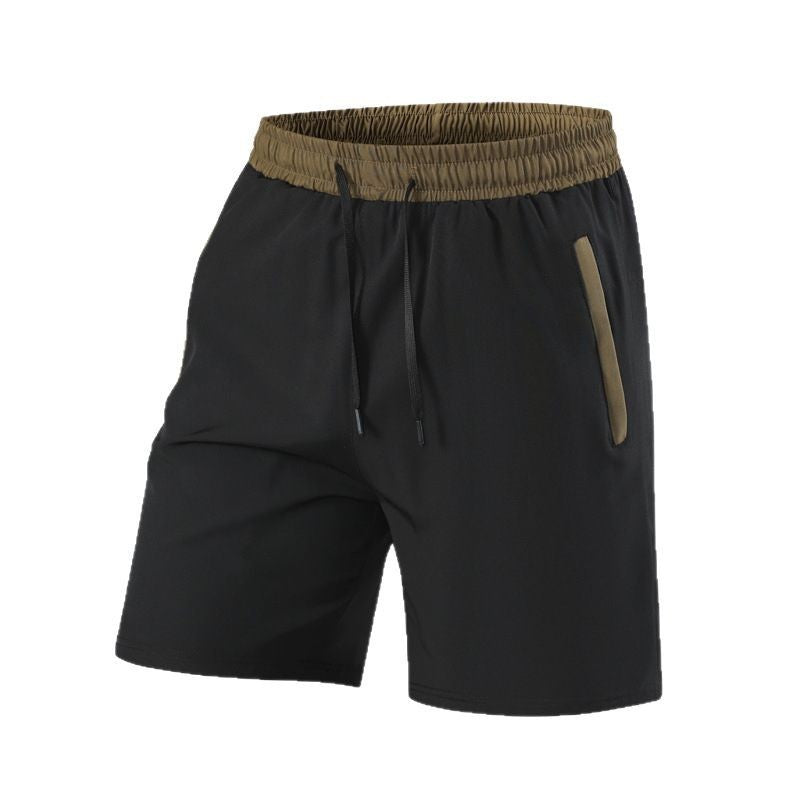 Men's Wide Waist Color Cropped Pants Casual Loose Track Pants