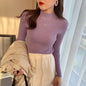 Women's Half Turtleneck Thickened Spring And Autumn Sweater