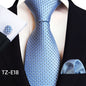 Paisley Tie Square Scarf Pocket Square Cufflinks Three-piece Set