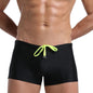 Men's Boxer Swimming Trunks Fashion Lace-up Design