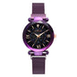Starry Quartz Watch Lazy Magnet Strap