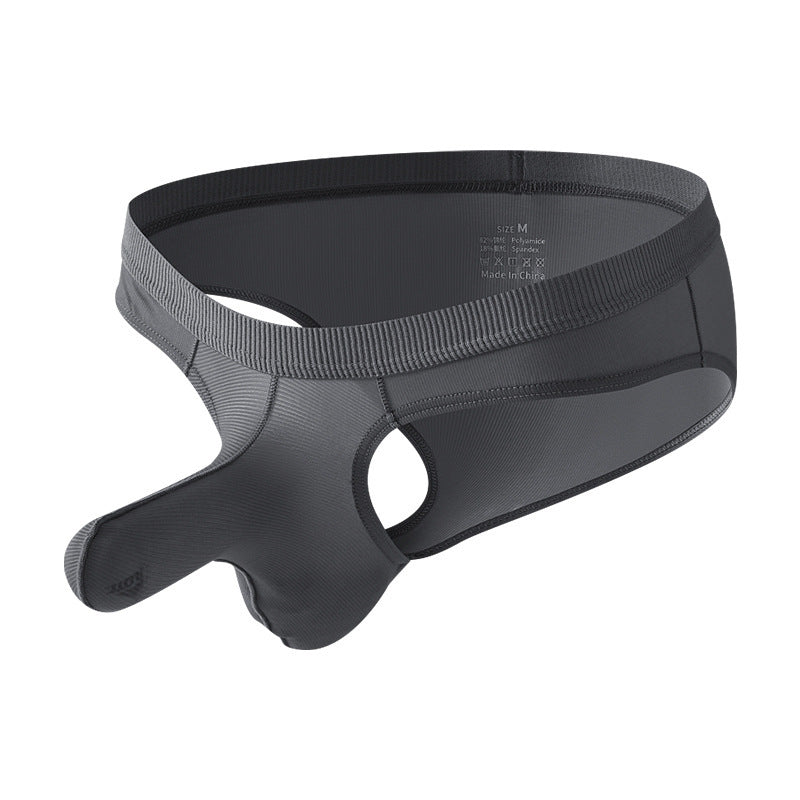 Low Waist Briefs Underwear Ice Silk Men's Sexy Panties