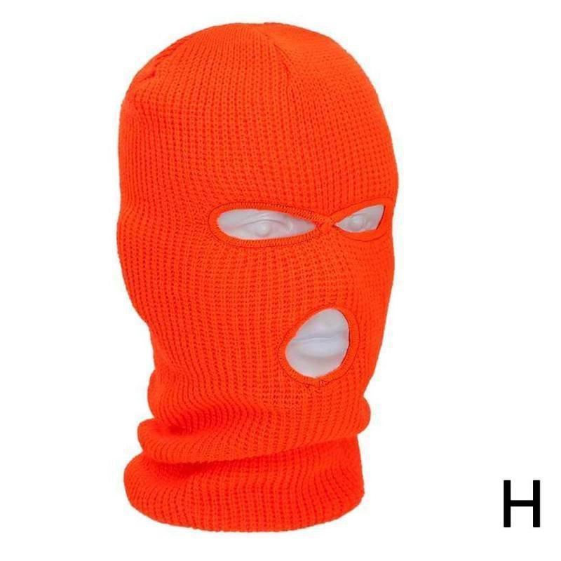 Solid Color Outdoor Cycling Warm Pullover Cap