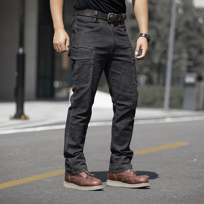 Personality Tactical Stretch Jeans Men