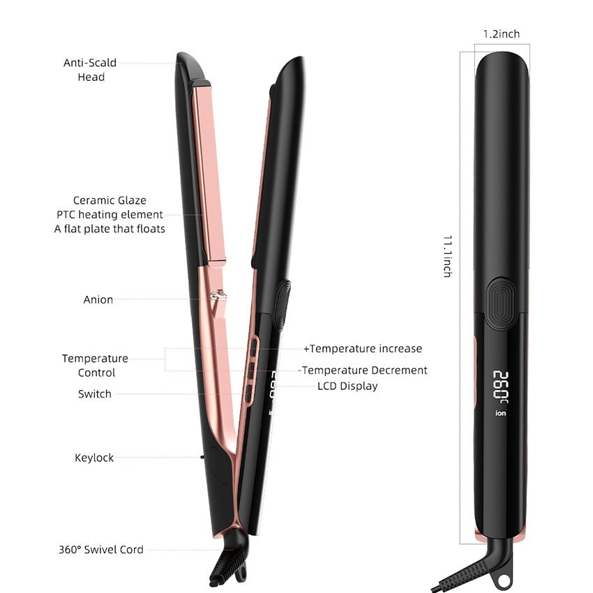 Hair Straightener Anion Hair Straighter Hair Curler