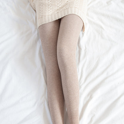 Pregnant Women's Pantyhose Cotton Vertical Stripes Autumn And Winter