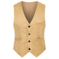 Men's Solid Color British Fashion Suit Vest