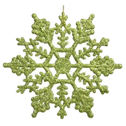 Christmas decorations, acrylic 10CM snowflakes, Christmas necessities, Christmas tree hanger powder wholesale