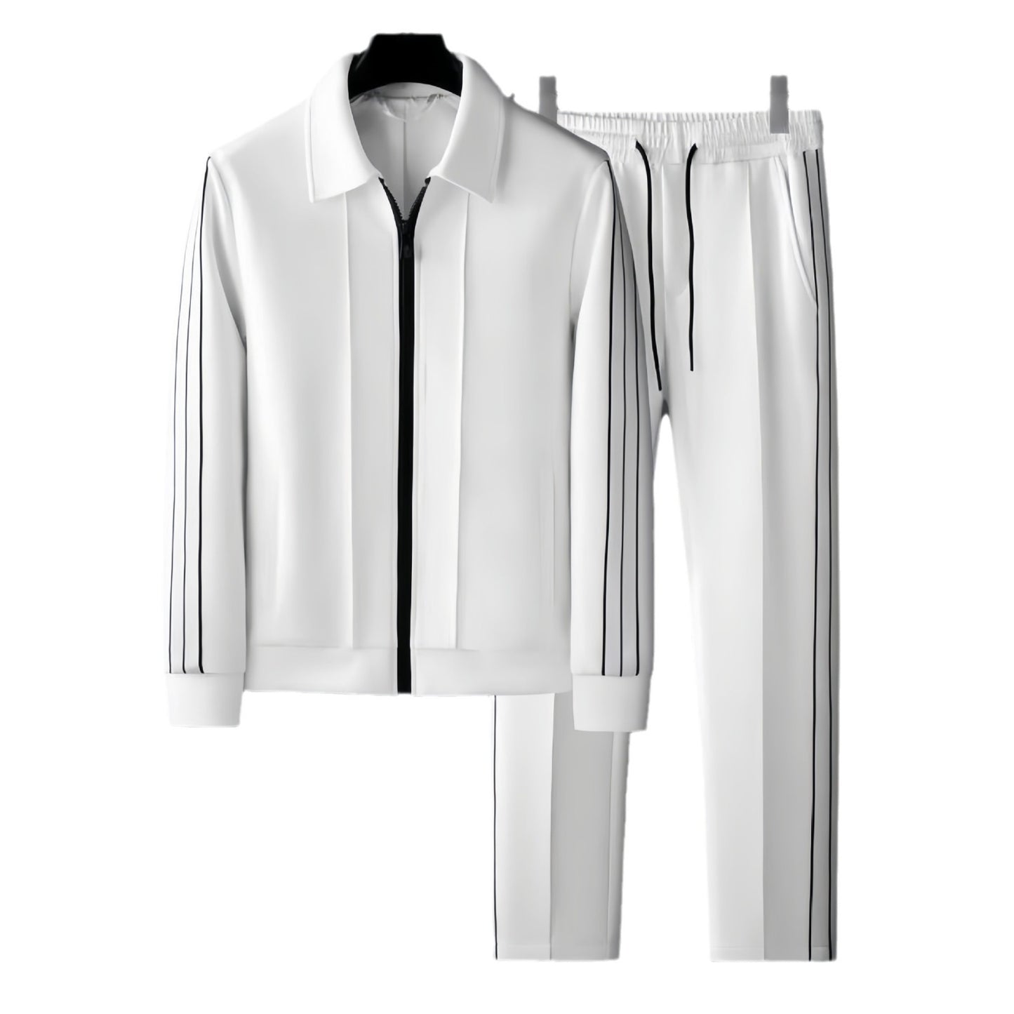 Casual Sports Men's Long-sleeved Cardigan Sweater Baggy Coat