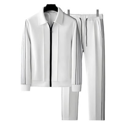 Casual Sports Men's Long-sleeved Cardigan Sweater Baggy Coat