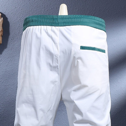 Ice Silk Breathable Stretch Slim-fitting Ankle-tied Skinny Sports Pants