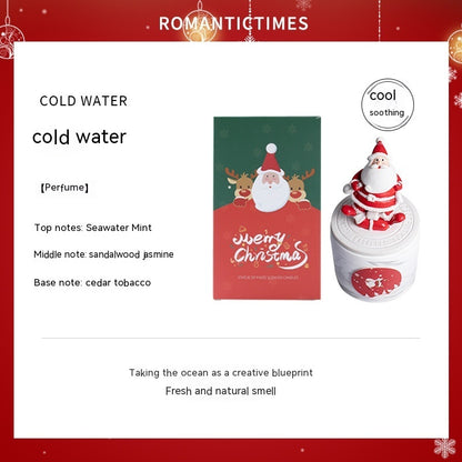 Christmas Aromatherapy Candle Gift Supplies Layout