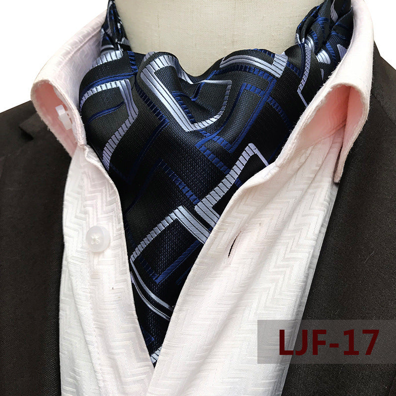 Men's Scarf Jacquard Polyester British