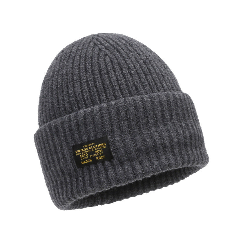Fashion Personality Thickening Knitted Men's Hat