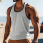 New American Style Slim Fit Casual Sports Men's Summer Vest