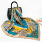 Spring And Autumn New 90cm Silk Scarf Silk Square