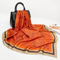 Spring And Autumn New 90cm Silk Scarf Silk Square